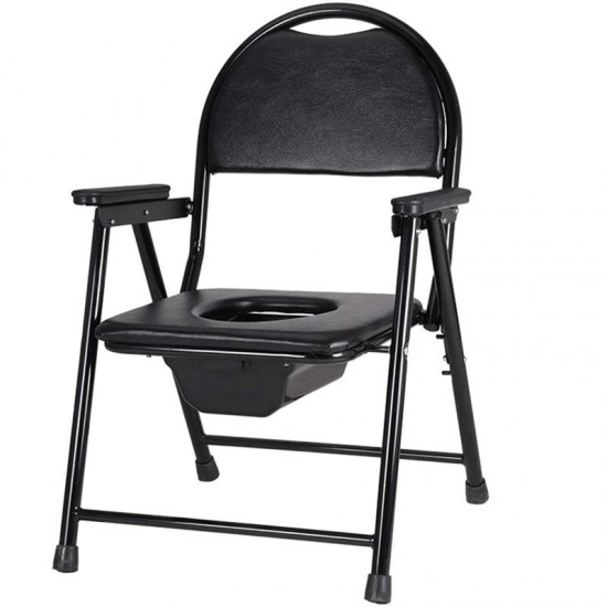 Heavy Duty Bariatric Folding Bedside Commode Chair