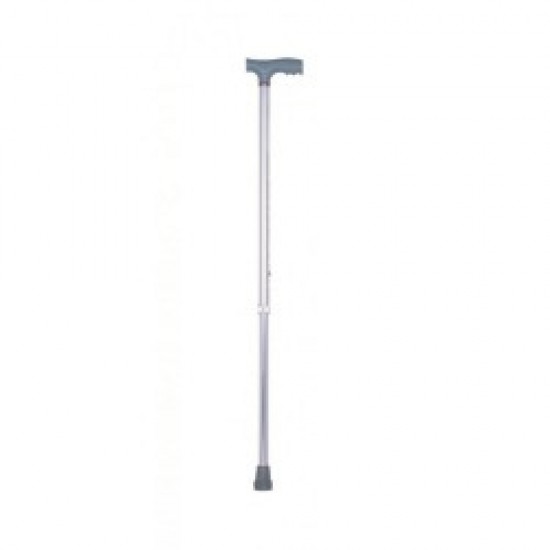 Height Adjustable Walking Stick Silver Height Adjustable Walking Stick Silver