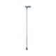 Height Adjustable Walking Stick Silver Height Adjustable Walking Stick Silver
