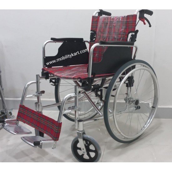 Mobility Kart Aluminium Basic Half Folding Manual Wheelchair Mobility Kart Aluminium Basic Half Folding Manual Wheelchair