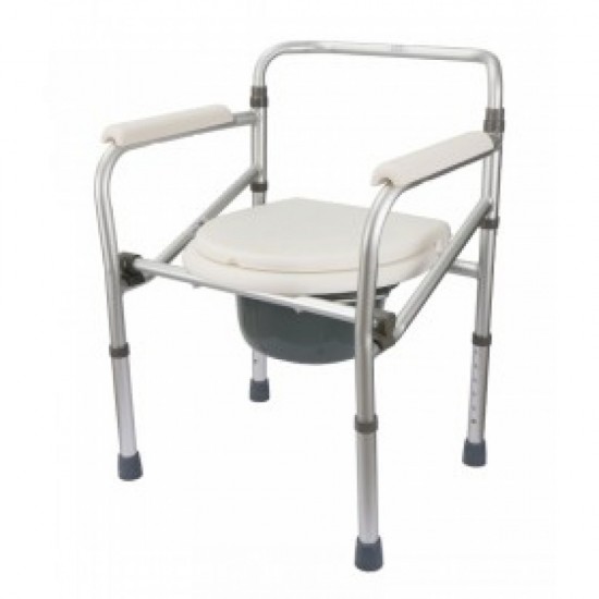 Aluminium Height Adjustable Commode Chair Aluminium Height Adjustable Commode Chair