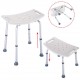 Aluminum Shower Chair with Height Adjustable Aluminum Shower Chair with Height Adjustable