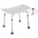 Aluminum Shower Chair with Height Adjustable Aluminum Shower Chair with Height Adjustable
