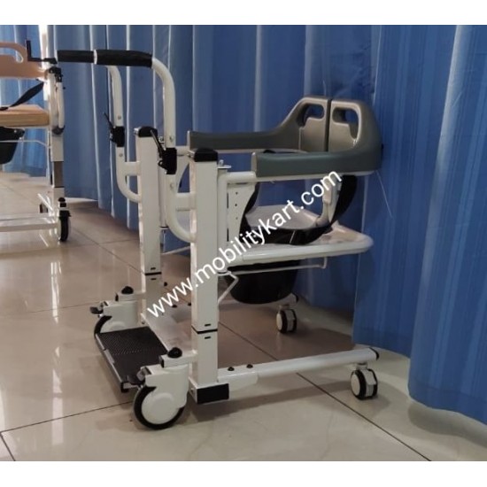 Electric Automatic Height Adjustable Patient Transfer Wheelchair 