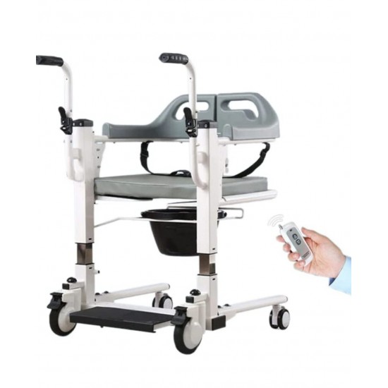 Electric Automatic Height Adjustable Patient Transfer Wheelchair 