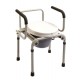 Bedside Height Adjustable Commode with Arm