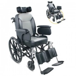 Cerebral Palsy Reclining Wheelchair with Comfortable Seat