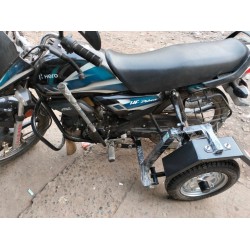 Compact Side Wheel Attachment Kit For Hero HF Deluxe BS6