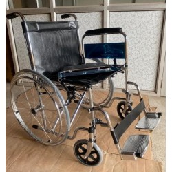 Economy Foldable Obesity Wheelchair Seat Width 22 Inches