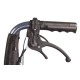 Flip-up Armrest Floding Manual Wheelchair with Mag PU Rear Wheel