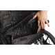 Flip-up Armrest Floding Manual Wheelchair with Mag PU Rear Wheel