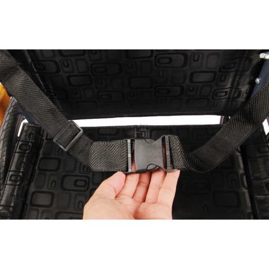 Flip-up Armrest Floding Manual Wheelchair with Mag PU Rear Wheel