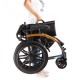 Flip-up Armrest Floding Manual Wheelchair with Mag PU Rear Wheel