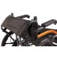 Flip-up Armrest Floding Manual Wheelchair with Mag PU Rear Wheel