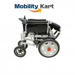 Foldable Electric Wheelchair with Lithium Battery Electromagnetic Control & Tubeless Tyres