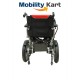 Foldable Electric Wheelchair with Electromagnetic Control & Tubeless Tyres
