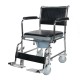 Foldable Frame Shower Commode Chair