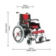 Evox WC 101 Foldable Power with Manual Wheel Chair