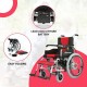 Evox WC 101 Foldable Power with Manual Wheel Chair