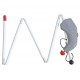 Folding Blind Stick For Handicapped -White Folding Blind Stick For Handicapped -White