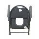 Heavy Duty Bariatric Folding Bedside Commode Chair