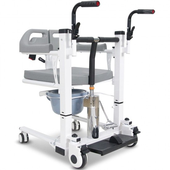 Mobilitykart Fast Assembled Hydraulic Patient Lift & Transfer Wheelchair 