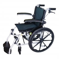 Karma Ryder 14 Aluminum Wheelchair with Flip-Up Armrest & Footrests