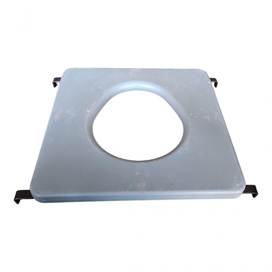Lifted Seat For Foldable Commode Wheelchair