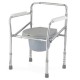 Lightweight Aluminium Folding Height Adjustable Commode Stool Lightweight Aluminium Folding Height Adjustable Commode Stool
