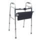 Lightweight Foldable Height Adjustable Walker With Seat