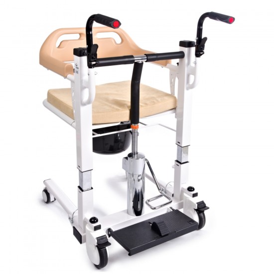 Mobilitykart Fast Assembled Hydraulic Patient Lift & Transfer Wheelchair 