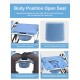 Multipurpose 3 in 1 Self Propelled Rolling Bathroom Wheelchair