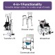 Mobility Kart Patient Fast Assembled Lift & Transfer Chair For Bedridden Patient Weight Capacity 120 KG