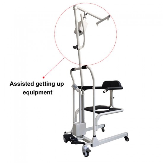 Mobilitykart Patient Transfer Lift Chair Electric Commode Wheel Chair For Move Elderly Patient Lift and Transfer
