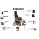 Evox Recliner Power Wheelchair WC 104 with Wireless Remote Control