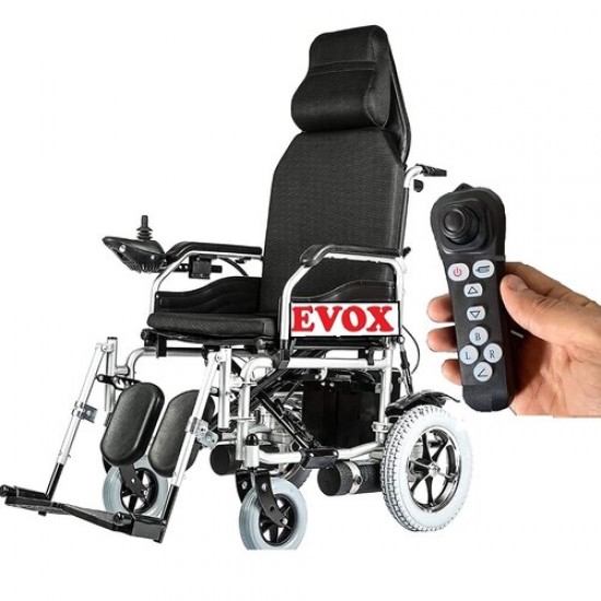 Evox Recliner Power Wheelchair WC 104 with Wireless Remote Control