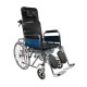 Reclining Wheelchair with Commode (U Cut seat)