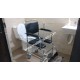 Rolling Shower Commode Chair with Wheels