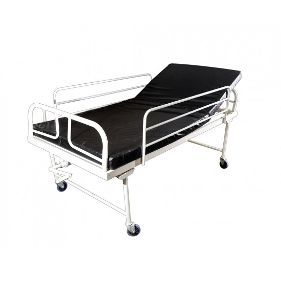 Semi Fowler Bed with Mattress & Railing