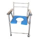 Stainless Steel (SS) Comfortable Commode Chair