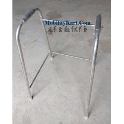 Mobility Kart Stainless Steel SS Non Folding Fixed Walker