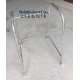Mobility Kart Stainless Steel SS Non Folding Fixed Walker