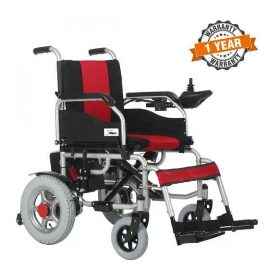 Travel Lite Power Wheelchair with Electromagnetic Brake & Lithium Battery