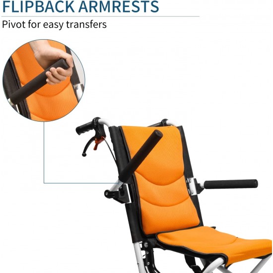 Ultra Lightweight Folding Transit Wheelchair with Carry Bag Ultra Lightweight Folding Transit Wheelchair with Carry Bag