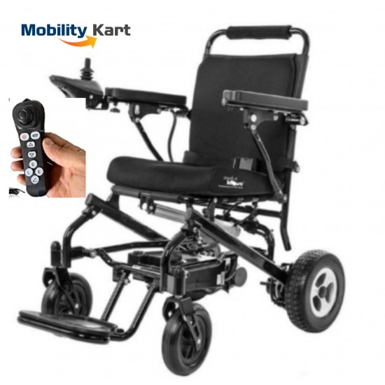 Ultralight Premium Electric Wheelchair with Wireless Remote & Electromagnetic Brakes