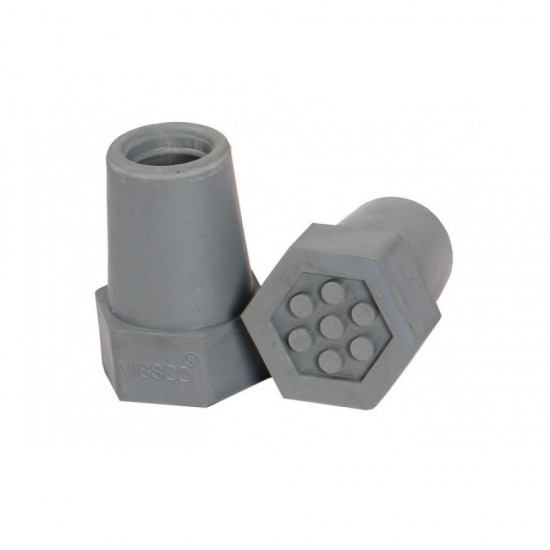 Vissco Rubber Tips/Shoes For Crutches (Single Piece)