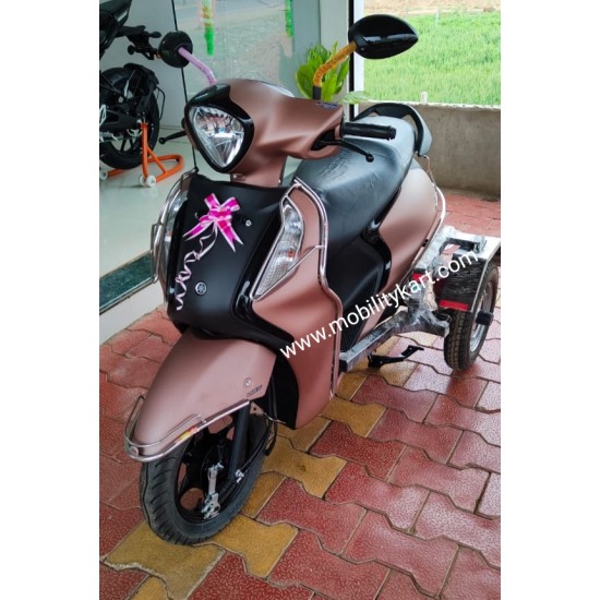 Yamaha Fascino BS6 Compact Side Wheel Attachment Kit